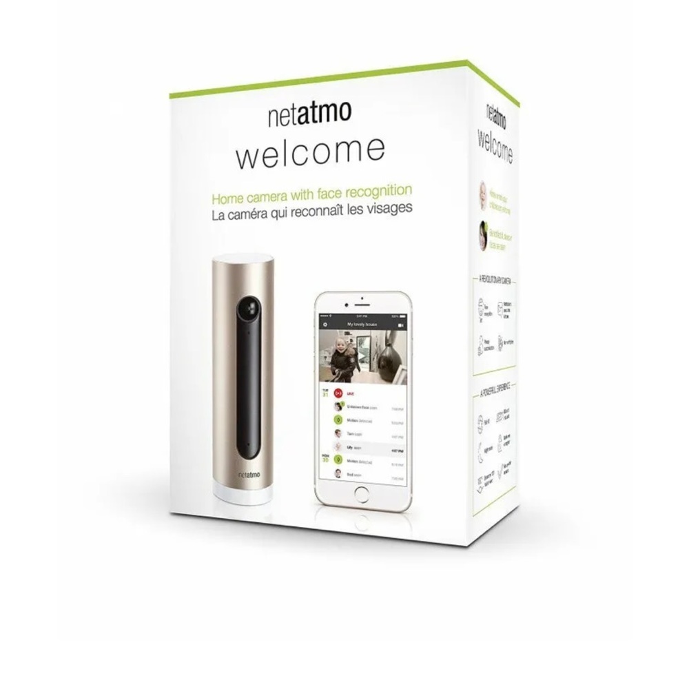 NWT NETATMO Welcome Camera with Face Recognition NSCO1-US